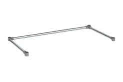 Open Base Work Table Bracing - 24 X 36 Inch Table Stabilizing Leg Cross Braces - Fits Commercial Food Prep Stainless Steel Or Maple Wood Worktable By DuraSteel -Peugeot Shop 11480RBmxL