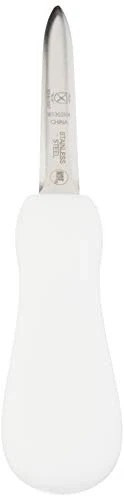 Boston Style Oyster Knife With Poly Handle, 3 Inch, White