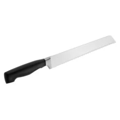 Zwilling Willing Four Stars Bread Knife, Silver/Black -Peugeot Shop 11TdEcfhWwL