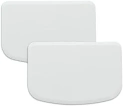 Lastic Bench Scraper For Baking - The Perfect Bowl Scraper, Dish Scraper, Bread Cutter, Dough Cutter, And Dough Scraper - Good Grip Pan Scraper For Kitchen Baking Tools 2 Piece, White - By RamPro -Peugeot Shop 11V7 psERzL. AC