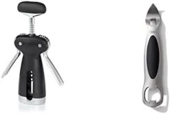 OXO SteeL Winged Corkscrew With Removable Foil Cutter & SteeL Stainless Steel Bottle And Can Opener -Peugeot Shop 21 6qLu TnL. AC