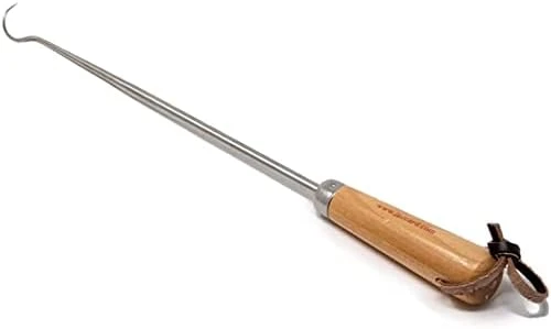 1324 12” PigTail Food Flipper, Blister Pack - ABS Handle, PigTail Flipper, Meat Hook For Grilling, Wood/Stainless, 201310 7 1324 12” PigTail Food Flipper, Blister Pack - ABS Handle, PigTail Flipper, Meat Hook For Grilling, Wood/Stainless, 201310 - Image 7