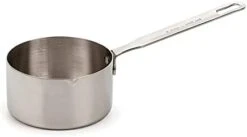 Ss Steel Measuring Pan Scoop, 2 Cups | Dry Or Liquid | Baking Or Cooking | Perfect For Feeding Pets, Cat Dog Food, Bird Seed, Etc. | Dishwasher Safe -Peugeot Shop 211KrgjGOaS. AC