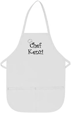 THE APRONPLACE Personalized Chef Any Name Child Apron Regular Add Your Own Name For Kids, Kitchen, Baking -Peugeot Shop 212nJBCVRCL. AC