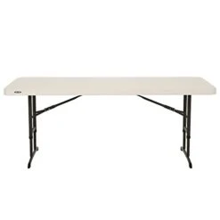 6-Foot Adjustable Height Table In Almond (Commercial) -Peugeot Shop 214Gg7tPzDL