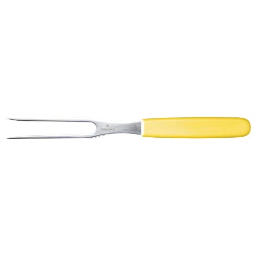 Victorinox Carving Fork Delicately Carves, Slices And Picks Up Meat Straight Blade In Yellow, 5.9 Inches 4 Victorinox Carving Fork Delicately Carves, Slices And Picks Up Meat Straight Blade In Yellow, 5.9 Inches - Image 4