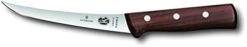 Victorinox -Swiss-Army-Cutlery Rosewood Curved Boning Knife, Semi-Stiff Blade, 6-Inch
