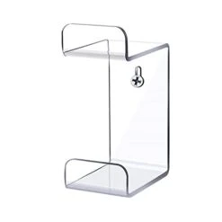 Controller Holder Controller Grip Acrylic Game Controller Display Rack Wall Mounted Game Controller Organizer Wall Rack For Home Shop Transparent Headset Hanger Controller Grips