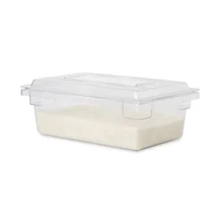 Rubbermaid Commercial Products 1815321 Food/Tote Box Storage Container With Lid, Plastic, Clear (Container And Lid) -Peugeot Shop 218HqDmseZL