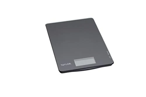 Taylor Pro Digital Ultra Thin Kitchen Food Scales, Compact Slimline Professional Standard With Tare Feature And Precision Accuracy, Black Glass, Weighs 5 Kg Capacity 4 Taylor Pro Digital Ultra Thin Kitchen Food Scales, Compact Slimline Professional Standard With Tare Feature And Precision Accuracy, Black Glass, Weighs 5 Kg Capacity - Image 4