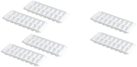 Easy Release White Ice Cube Tray, 16 Cube Trays (Pack Of 4) (4 Pack - 64 Cubes) 6 Easy Release White Ice Cube Tray, 16 Cube Trays (Pack Of 4) (4 Pack - 64 Cubes) - Image 6