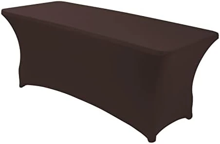 6Ft Table Cover Table Cloths For Parties Spandex Party Patio Fitted Table Covers For 6 Foot Tables Rectangle Tablecloths In Bulk For Wedding(Black) 8 6Ft Table Cover Table Cloths For Parties Spandex Party Patio Fitted Table Covers For 6 Foot Tables Rectangle Tablecloths In Bulk For Wedding(Black) - Image 8