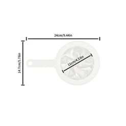 200 Mesh Food Filter Strainer, Reusable Fine Mesh Strainer, Nylon Mesh Sieve Plastic Food Strainer With Handle, Ideal For Filtering Coffee, Juice, Oils, Soy Milk -Peugeot Shop 21AGcH8ZtKL