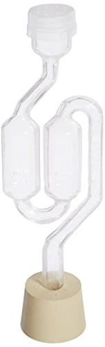 Fermtech 3ct. - S-Shape Airlock With #7 Stopper - Set Of 3 (Bubble Airlock)