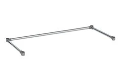 Open Base Work Table Bracing - 24 X 36 Inch Table Stabilizing Leg Cross Braces - Fits Commercial Food Prep Stainless Steel Or Maple Wood Worktable By DuraSteel -Peugeot Shop 21ANS9m2 zL