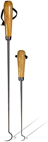 1324 12” PigTail Food Flipper, Blister Pack - ABS Handle, PigTail Flipper, Meat Hook For Grilling, Wood/Stainless, 201310 8 1324 12” PigTail Food Flipper, Blister Pack - ABS Handle, PigTail Flipper, Meat Hook For Grilling, Wood/Stainless, 201310 - Image 8