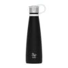 Ip By S'well Stainless Steel Water Bottle - 15 Oz - Black Chalk - Double-Walled Vacuum-Insulated Keeps Drinks Cold For 24 Hours And Hot For 10 - With No Condensation - BPA-Free