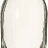 FastRack 750 Ml Clear Screw Cap Wine Bottles With 28 Mm Metal Screw Caps, White