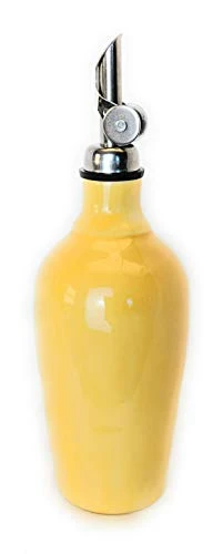 Oil, Vinegar Or Condiment Cruet Bottle In Sunshine Yellow