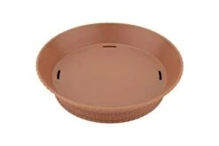 .E.T. RB-892-TER-EC Round Serving Basket With Base, 9", Terra Cotta (Set Of 4)