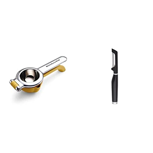 Citrus Squeezer, Standard, Yellow & KE112OHOBA KitchenAid Classic Euro Peeler, One Size Black 2 1 Citrus Squeezer, Standard, Yellow & KE112OHOBA KitchenAid Classic Euro Peeler, One Size Black 2