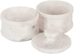 Handmade Marble Black 5” Dual Salt Cellar With Lid – 2” Each Salt And Pepper Bowls Kitchen Container Storage Set – Ideal For Jewelry, Butter Keeper, Sugar & Kitchen Décor 17 Handmade Marble Black 5” Dual Salt Cellar With Lid – 2” Each Salt And Pepper Bowls Kitchen Container Storage Set – Ideal For Jewelry, Butter Keeper, Sugar & Kitchen Décor -Peugeot Shop 21GKFnFJcyL. AC