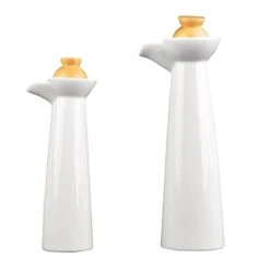 Whiteware Vinegar And Oil Set -Peugeot Shop 21IyJQd2FVS