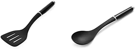 KitchenAid Classic Slotted Turner, One Size, Black 2, 13.66-Inch & Classic Multifunction Can Opener/Bottle Opener, 8.34-Inch, Black 6 KitchenAid Classic Slotted Turner, One Size, Black 2, 13.66-Inch & Classic Multifunction Can Opener/Bottle Opener, 8.34-Inch, Black - Image 6