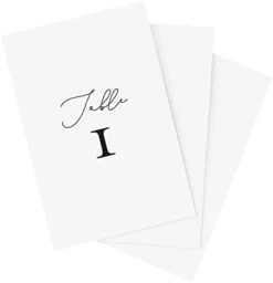 Table Numbers, Geometric Floral, Double-Sided Cards Plus Head Table Card For Your Wedding, Reception, Anniversary, Birthday Party Or Celebration, 4"x6" (1-25 Plus Head Table Card) -Peugeot Shop 21KOeQ3t9L. AC