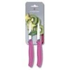 Victorinox 8 Cm Pointed Tip/Serrated Edge Blister Packed Paring Knife, Pack Of 2, Pink