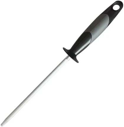 CcuSharp 9" Professional Knife Sharpening Stainless Steel - Honing Rod Butcher Steel W/Rubber Handle - Sharpens, Restores & Realigns Kitchen Knives & Cutting Tools Blades - Lightweight & Durable 5 CcuSharp 9" Professional Knife Sharpening Stainless Steel - Honing Rod Butcher Steel W/Rubber Handle - Sharpens, Restores & Realigns Kitchen Knives & Cutting Tools Blades - Lightweight & Durable - Image 5