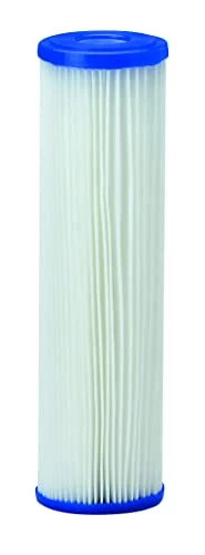 Air Pentek R50 Sediment Water Filter, 10-Inch, Under Sink Pleated Polyester Filter Cartridge, 10" X 2.5", 50 Micron