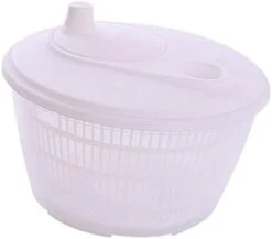 Milageto Manual Lettuce Dryer 3L Hand Crank Large Capacity Multiuse Salad Spinner Salad Bowl Strainer For Onion Pasta Fruit Cabbage Vegetables, White -Peugeot Shop 21N4qI5wLL. AC