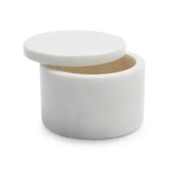 Marble Salt Keeper, White