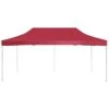 Professional Folding Party Tent Aluminium 236.2"x118.1" Wine Red