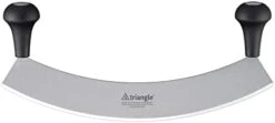 Triangle Mincing Knife XL - 14” Tempered Stainless Steel Curved Blade - Mezzaluna Knife & Pizza Cutter - Anti-Slip, Ergonomic Handles - Made In Germany -Peugeot Shop 21QSEHqm6gL. AC