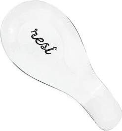 Farmhouse White Spoon Rest, Distressed Enamel Ceramic Spoon Holder In Rustic Style 13 Farmhouse White Spoon Rest, Distressed Enamel Ceramic Spoon Holder In Rustic Style -Peugeot Shop 21TMwUsFTyL. AC