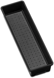 Madesmart Plastic Multipurpose Storage Organizer Bin For Drawers, Low-Profile Storage Bin Drawer Organizer, White 8 Madesmart Plastic Multipurpose Storage Organizer Bin For Drawers, Low-Profile Storage Bin Drawer Organizer, White - Image 8