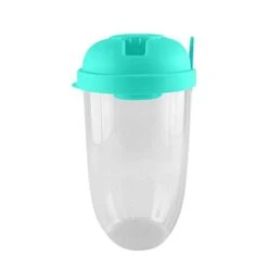 ALLMRO Water Bottle Shaker Bottles Fresh Fruit Container Fresh Fruit; Vegetable Salad Cup Food Shaker With Dressing Container & Fork