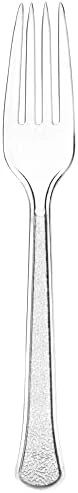 Amscan Clear Premium Heavy Weight Plastic Forks, Pack Of 48 5 Amscan Clear Premium Heavy Weight Plastic Forks, Pack Of 48 - Image 5