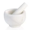 Luxury Namibia Africa Marble Mortar And Pestle Set, Grinder Bowl For Guacamole, Salsa, Pill Crusher, Spice, Herb, Garlic, Nut, Heavy Duty Grinder For Kitchen(Namib Fantasy)