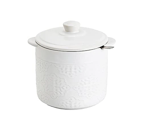 Ceramic Bacon Grease Container With Strainer,Grease Can With Filter,Cooking Oil Filter;Oil Container,1.2L Grease Catcher For Kitchen With Strainer,Frying Oil Storage Can 1 Ceramic Bacon Grease Container With Strainer,Grease Can With Filter,Cooking Oil Filter;Oil Container,1.2L Grease Catcher For Kitchen With Strainer,Frying Oil Storage Can