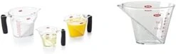 OXO Good Grips 3-Piece Angled Measuring Cup Set, Black -Peugeot Shop 21ZIOi15DL. AC