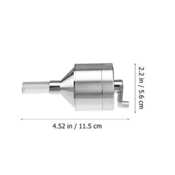 DOITOOL Metal Powder Grinder Portable Grinder Hand Mill Funnel Ultra- Fine Powder Grinding Crusher With Glass Vial For Outdoor Camping Travel Use -Peugeot Shop 21ZoEoziyzL