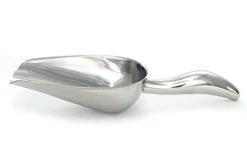 12 Oz Stainless Steel Scoop, 10” L X 3.3” W | For Ice, Dog & Cat Food, Popcorn, Coffee, Candy, Sugar, Flour, Dry Goods, Etc. -Peugeot Shop 21azR3m5HwL 1
