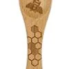 Laser Etched Beechwood Mini Spoon | Honey Bee Design | Measuring Spoon | Cute & Functional Kitchen Tool | Small Wooden Scoop Spoon | Use For Coffee, Sugar & Grains