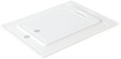 Artha Stewart BPA Free Plastic Cutting Board 2pc Set (16" X 12" And 12" X 8") - Martha Blue - Dishwasher Safe 6 Artha Stewart BPA Free Plastic Cutting Board 2pc Set (16" X 12" And 12" X 8") - Martha Blue - Dishwasher Safe - Image 6