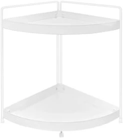 Lvssci 2 Tier Corner Shelf Rack Kitchen Counter Cabinet Bathroom Organizer Makeup Cosmetic Countertop Organization And Storage Under Sink Organizers Perfume Trays For Dresser Black -Peugeot Shop 21caU8tLNYL. AC