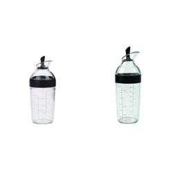OXO Good Grips Little Salad Dressing Shaker - Black & Good Grips Salad Dressing Shaker Clear Large