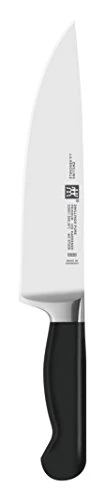 Zwilling Pure Four Stars Pure Chef's Knife, 20 X 5 X 5 Cm, Silver/Black
